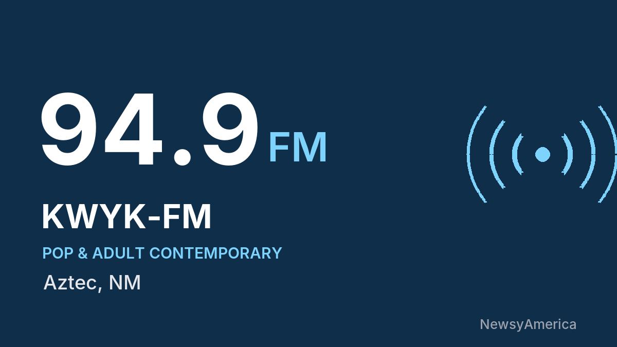 KWYK-FM 94.9 FM – Aztec