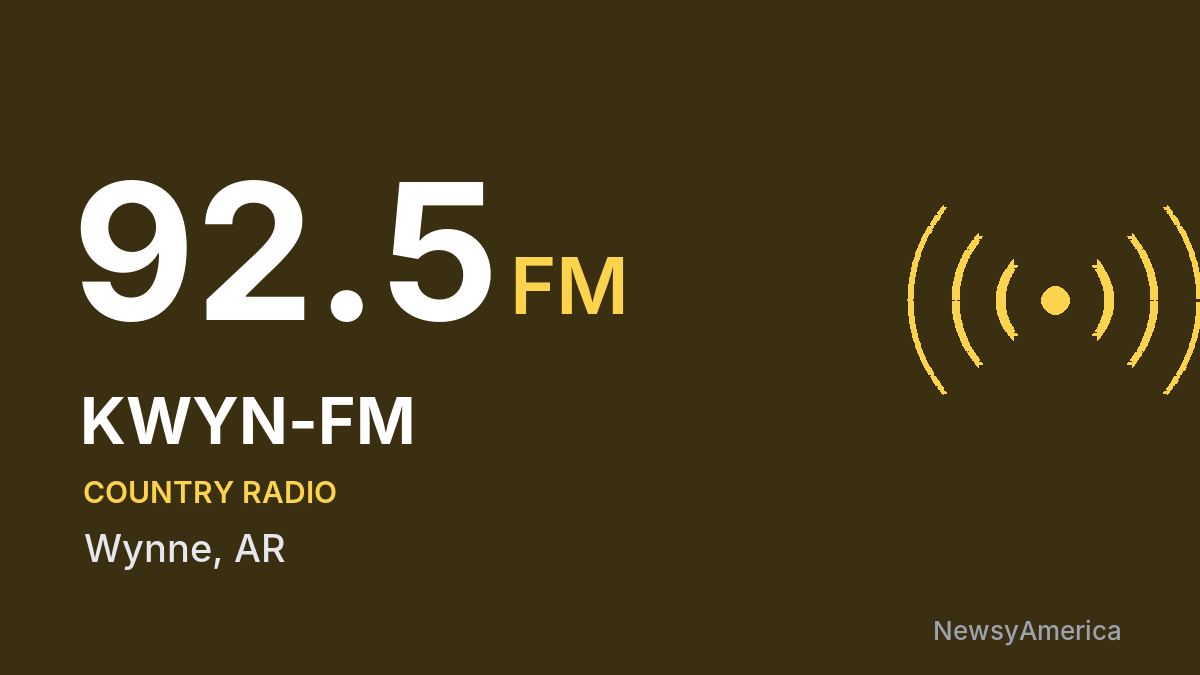 KWYN-FM 92.5 FM – Wynne