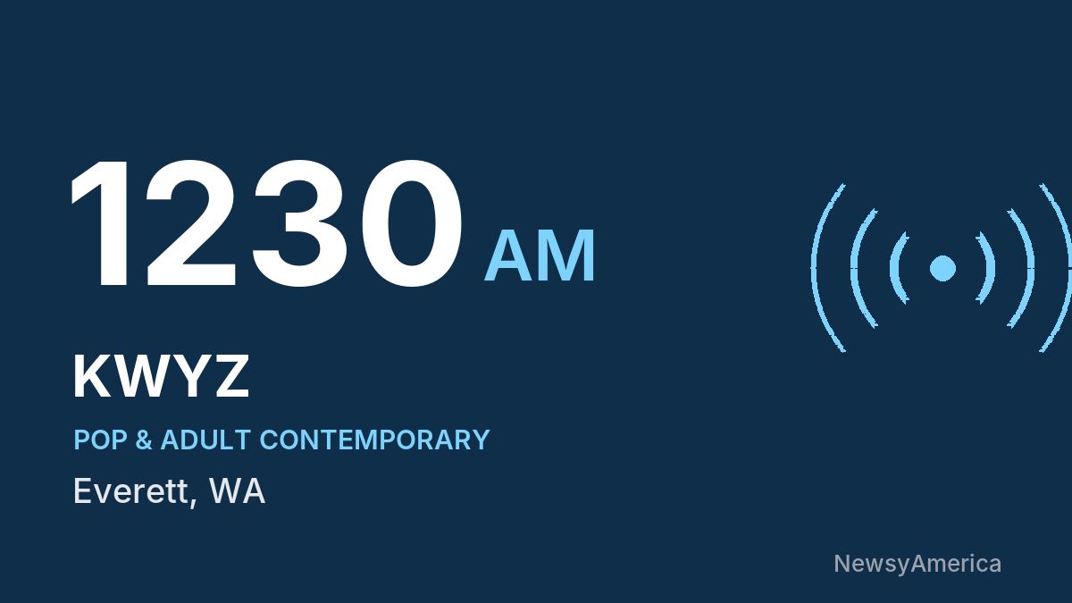 KWYZ 1230 AM – Everett