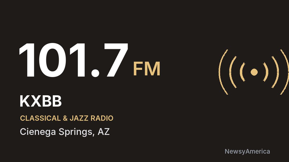 KXBB 101.7 FM – Cienega Springs