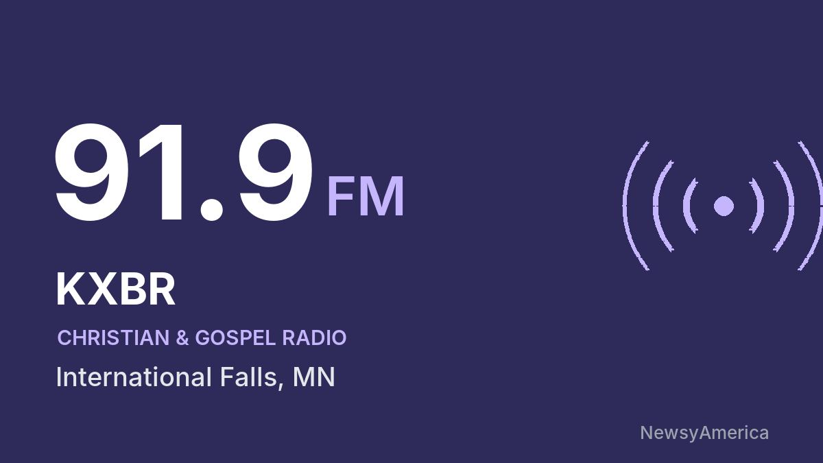 KXBR 91.9 FM – International Falls