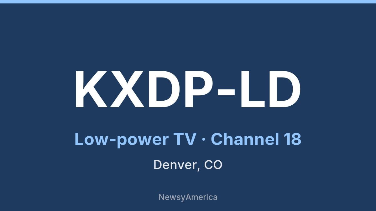 KXDP-LD – Channel 18 Denver