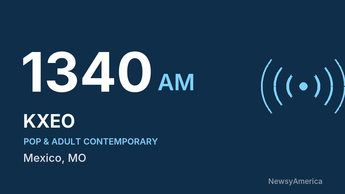 KXEO 1340 AM – Mexico