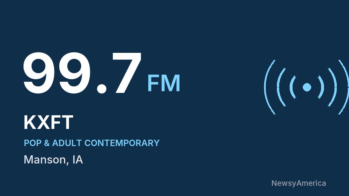 KXFT 99.7 FM – Manson