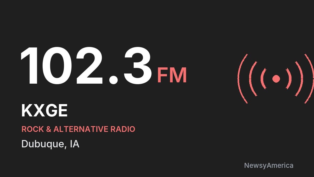 KXGE 102.3 FM – Dubuque