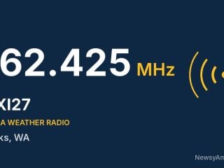 KXI27 NOAA Weather Radio 162.425 MHz, Forks, WA