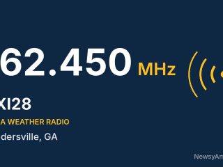 KXI28 NOAA Weather Radio 162.450 MHz, Sandersville, GA