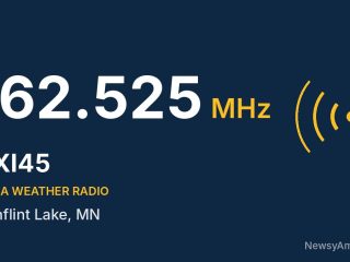 KXI45 NOAA Weather Radio 162.525 MHz, Gunflint Lake, MN