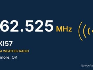 KXI57 NOAA Weather Radio 162.525 MHz, Ardmore, OK
