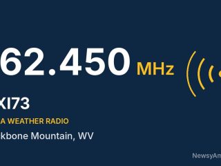 KXI73 NOAA Weather Radio 162.450 MHz, Backbone Mountain, WV