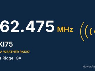 KXI75 NOAA Weather Radio 162.475 MHz, Blue Ridge, GA