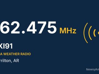 KXI91 NOAA Weather Radio 162.475 MHz, Morrilton, AR
