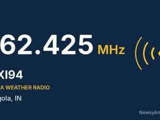 KXI94 NOAA Weather Radio 162.425 MHz, Angola, IN