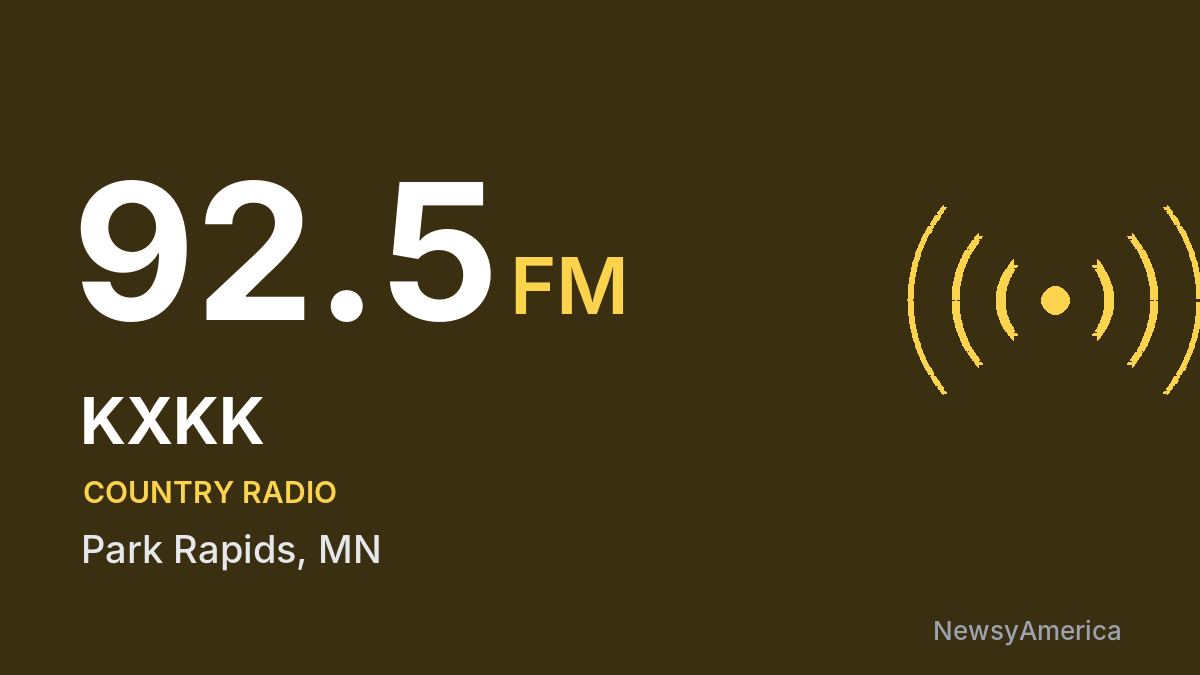 KXKK 92.5 FM – Park Rapids
