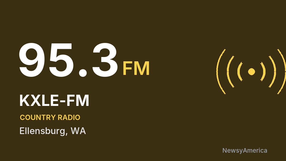 KXLE-FM 95.3 FM – Ellensburg