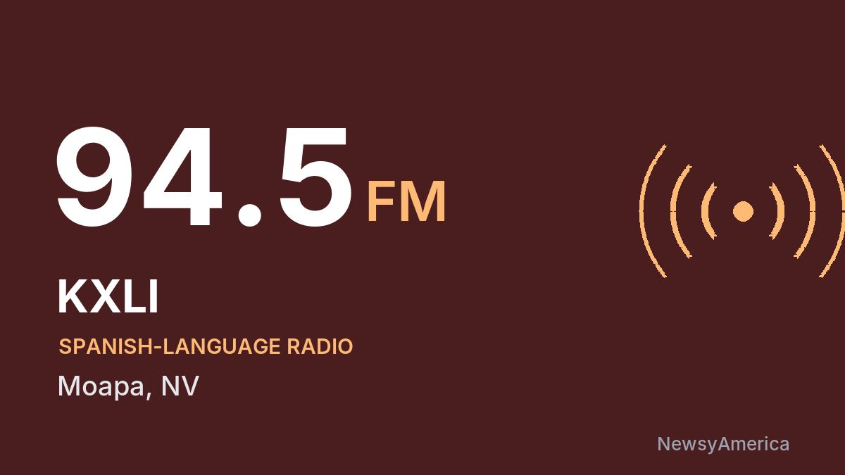 KXLI 94.5 FM – Moapa