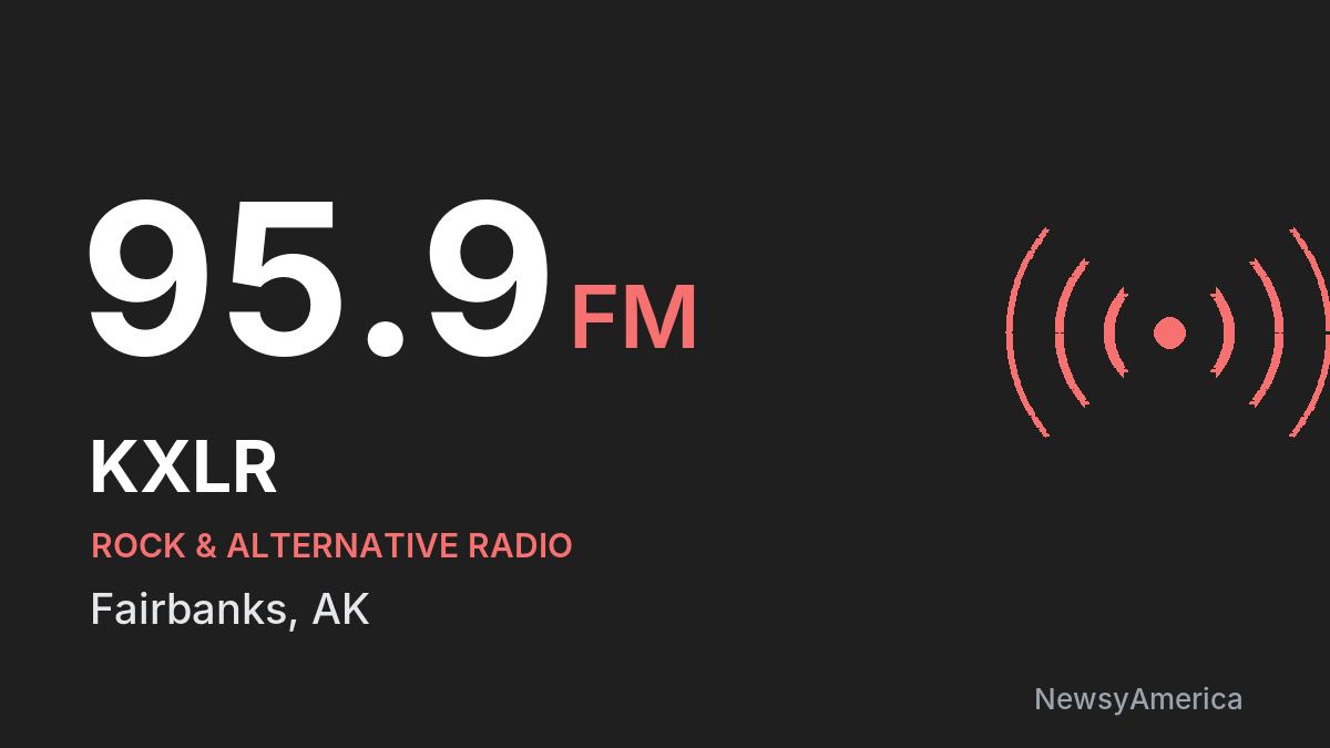 KXLR 95.9 FM – Fairbanks