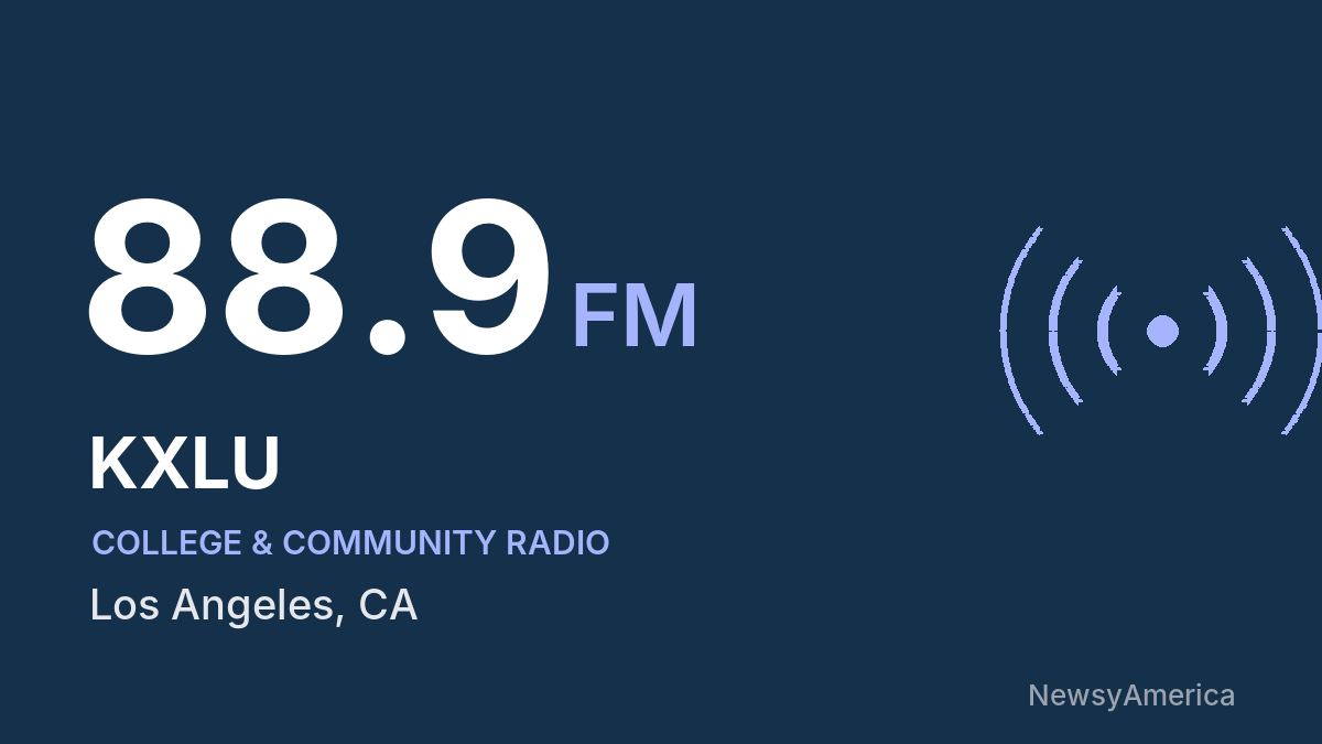 KXLU 88.9 FM – Los Angeles