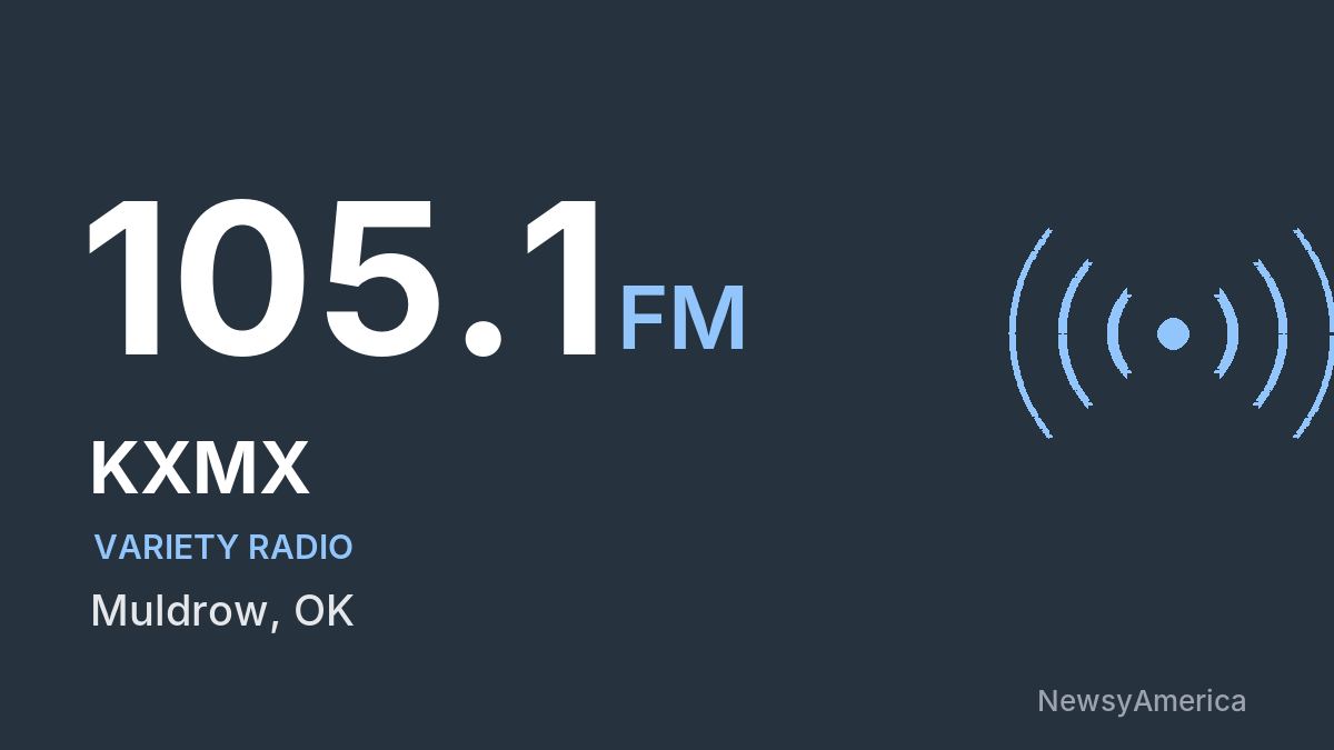 KXMX 105.1 FM – Muldrow