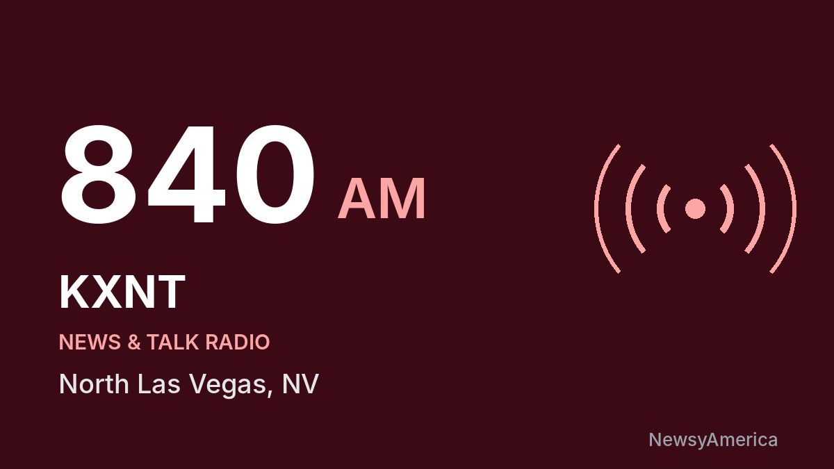 KXNT 840 AM – North Las Vegas