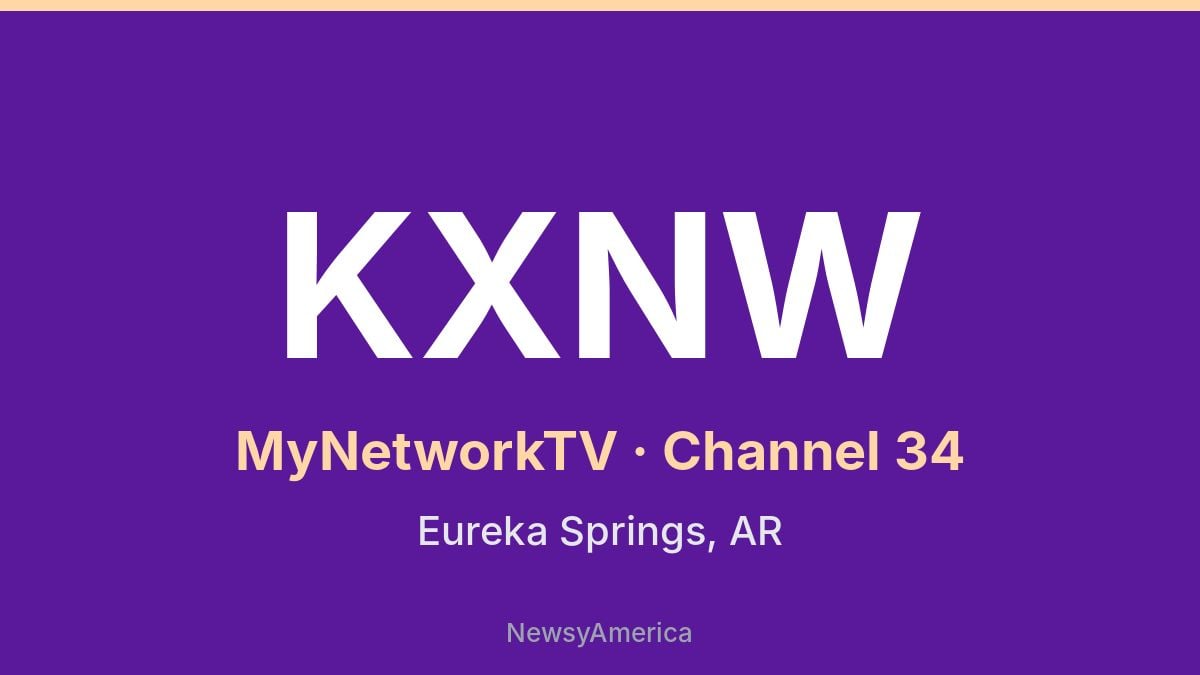 KXNW – MyNetworkTV 34 Ft. Smith