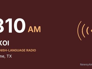 KXOI 810 AM, Crane, TX