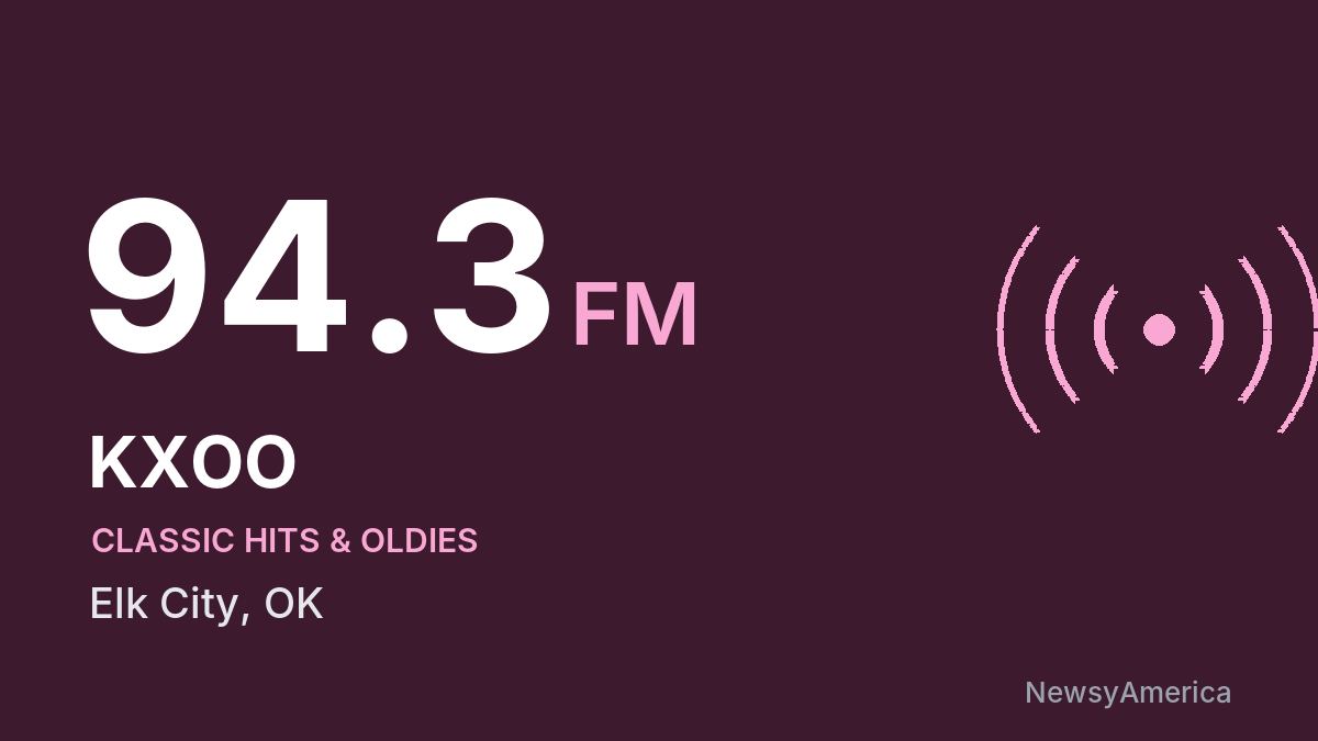 KXOO 94.3 FM – Elk City
