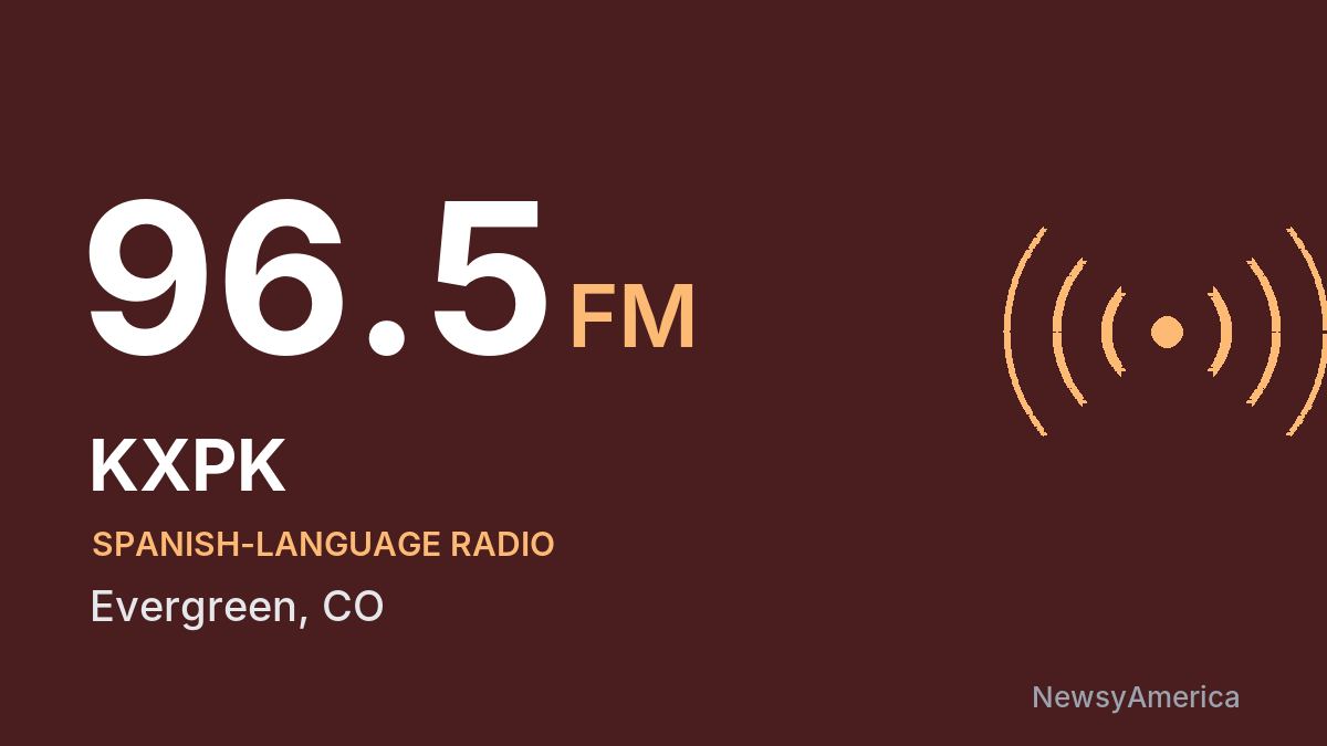 KXPK 96.5 FM – Evergreen