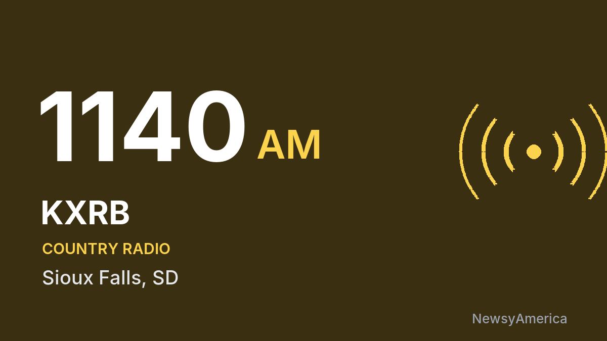 KXRB 1140 AM – Sioux Falls
