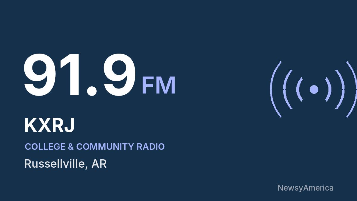 KXRJ 91.9 FM – Russellville