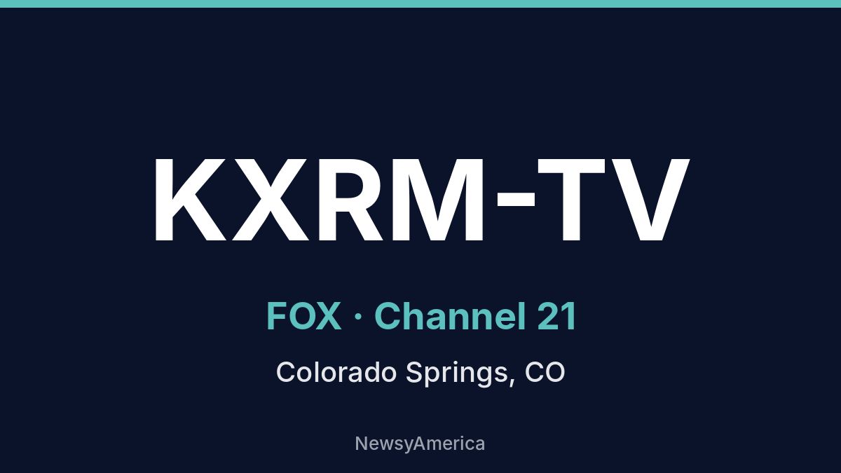 KXRM-TV – FOX 21 Colorado Springs