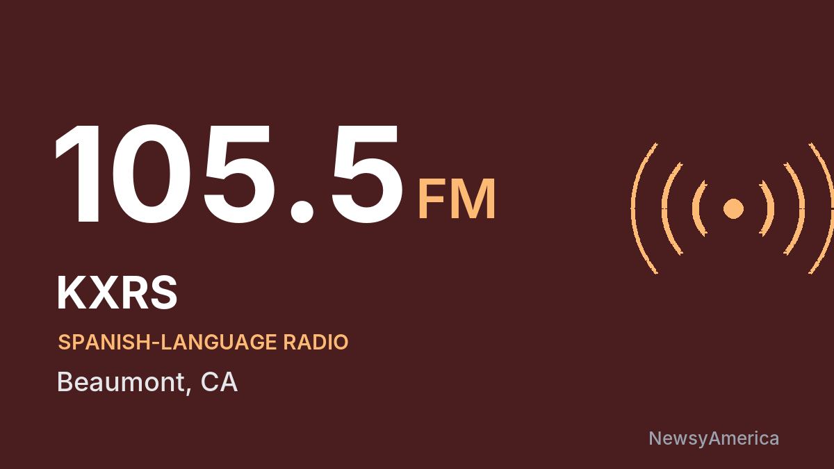 KXRS 105.5 FM – Beaumont