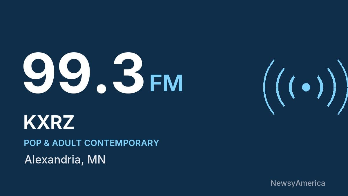 KXRZ 99.3 FM – Alexandria