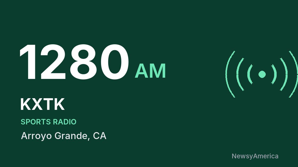 KXTK 1280 AM – Arroyo Grande