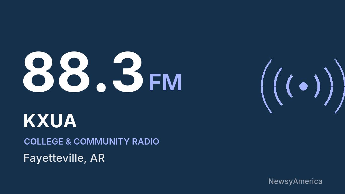 KXUA 88.3 FM – Fayetteville