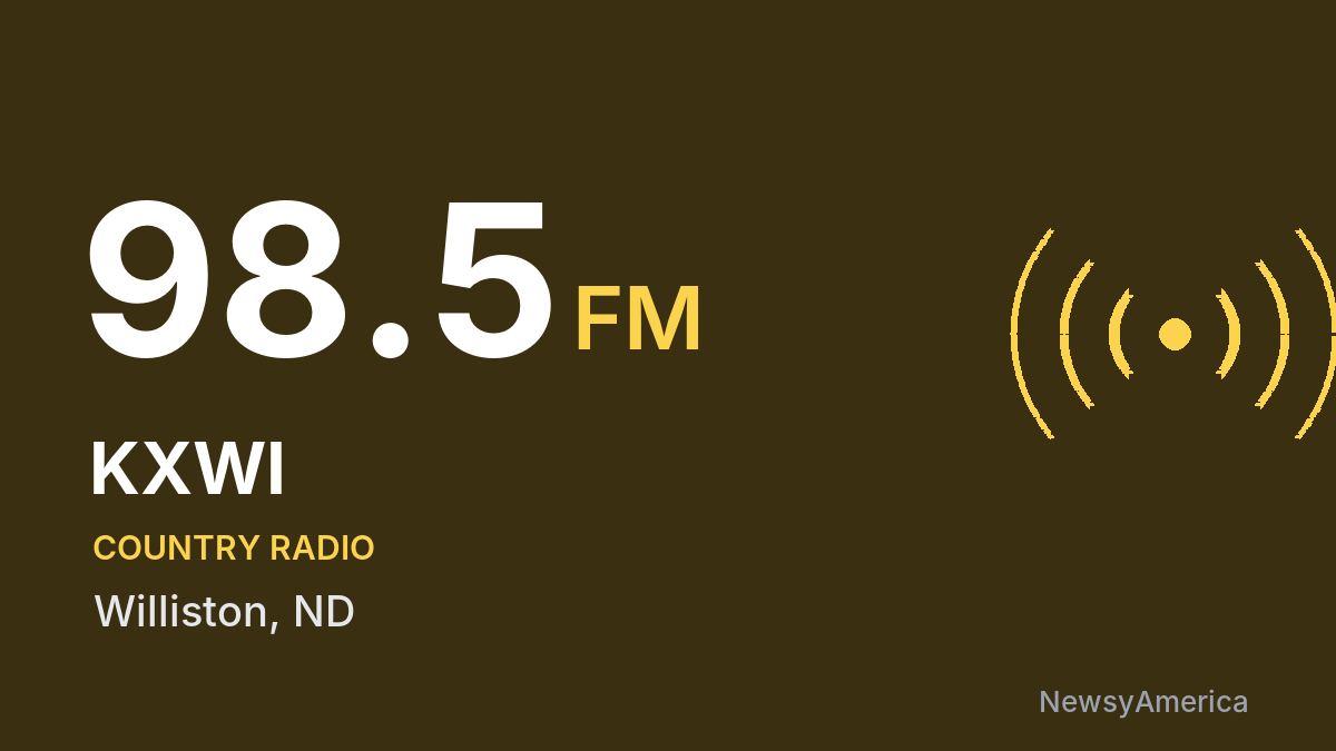 KXWI 98.5 FM – Williston