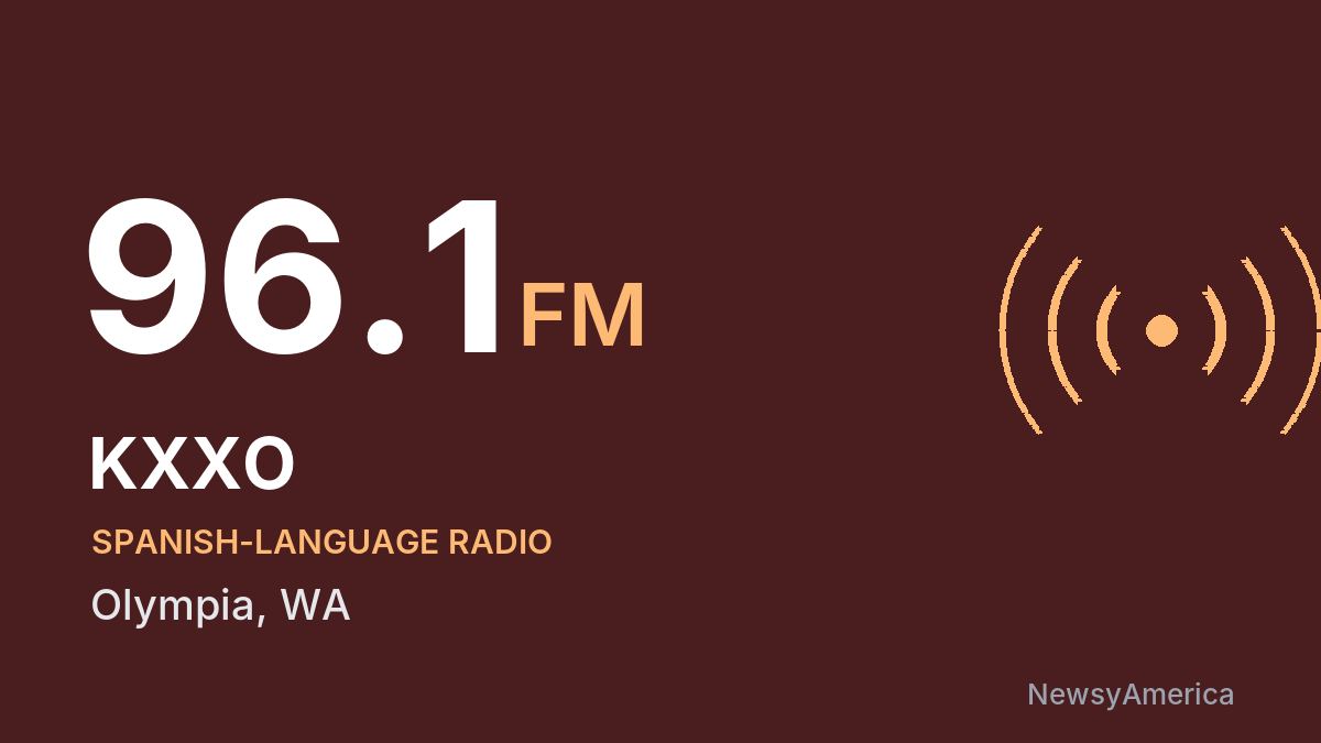 KXXO 96.1 FM – Olympia
