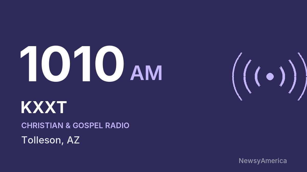 KXXT 1010 AM – Tolleson