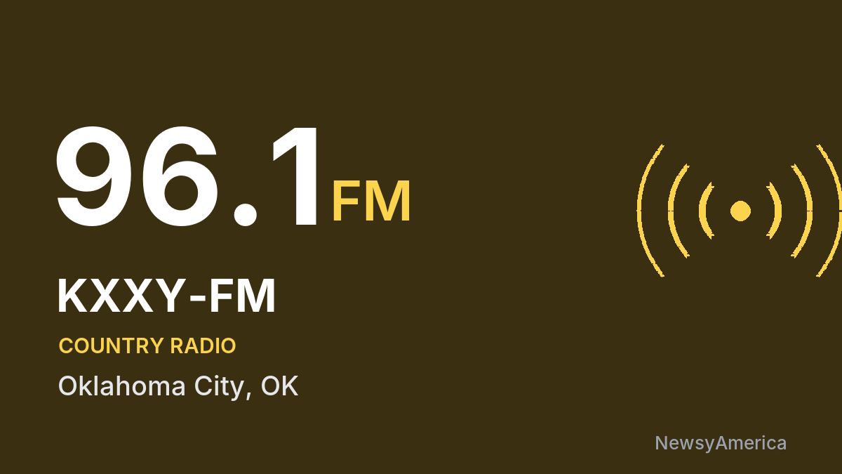 KXXY-FM 96.1 FM – Oklahoma City