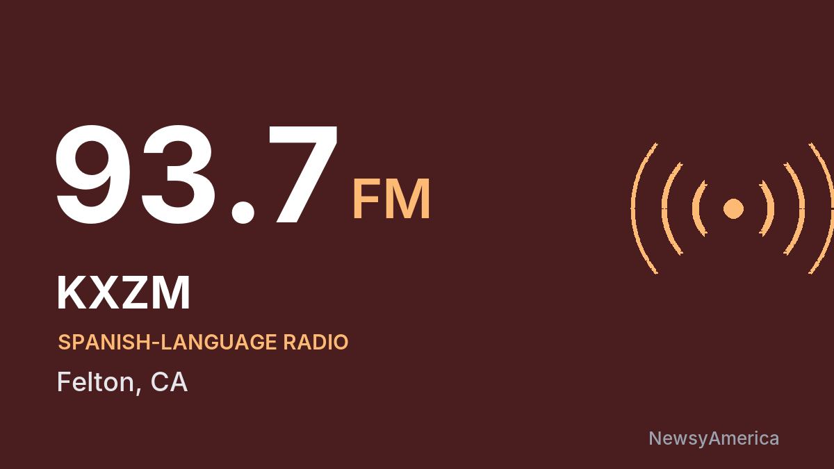 KXZM 93.7 FM – Felton