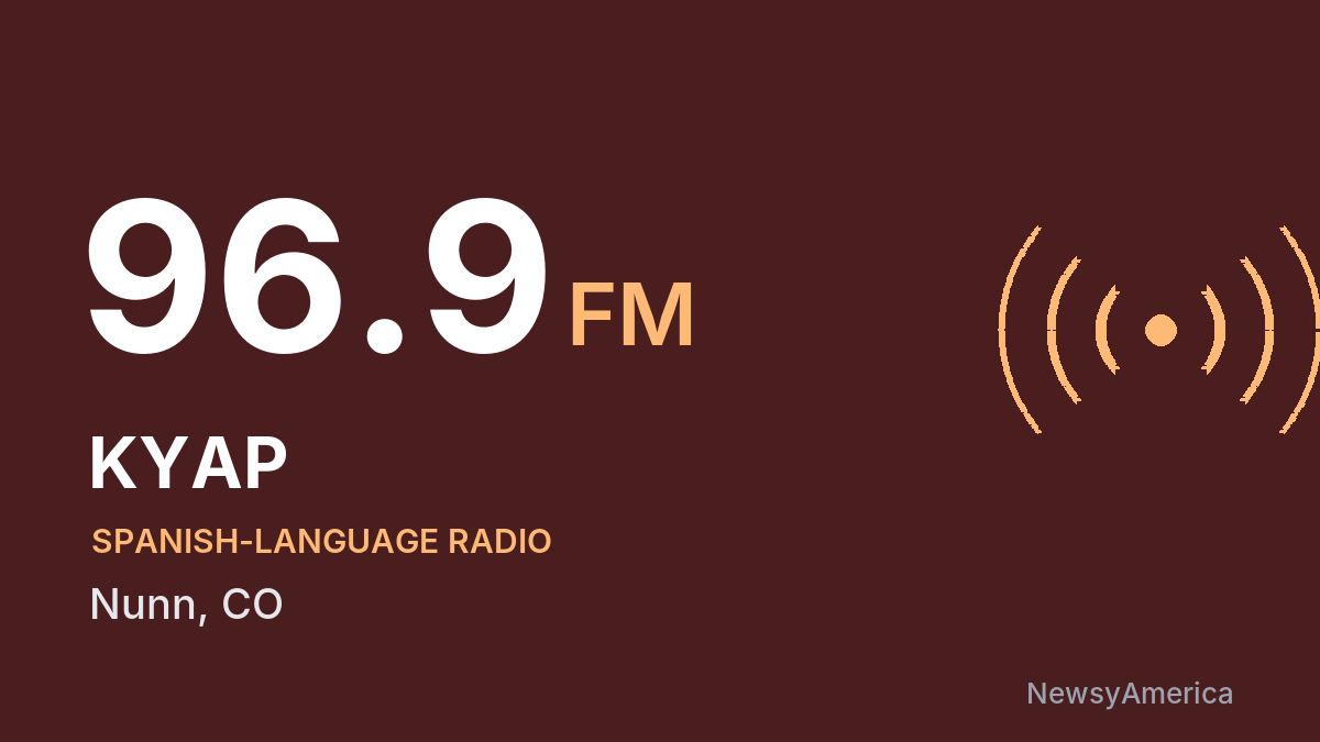 KYAP 96.9 FM – Nunn