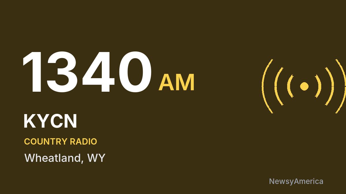 KYCN 1340 AM – Wheatland