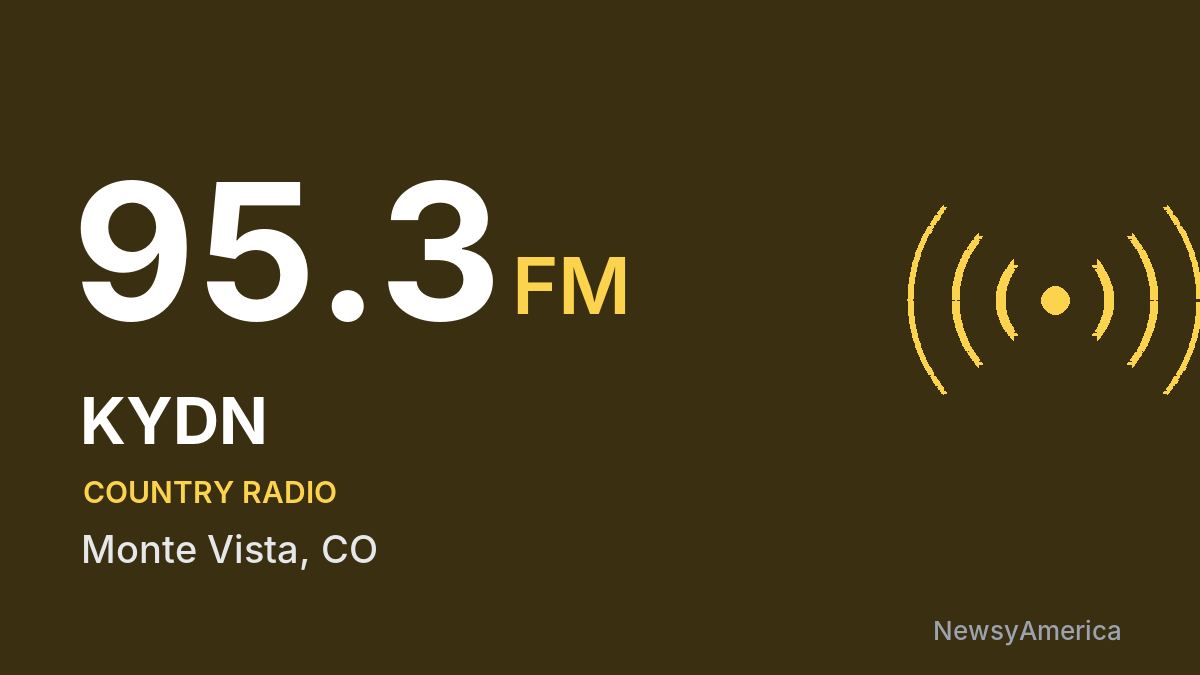 KYDN 95.3 FM – Monte Vista