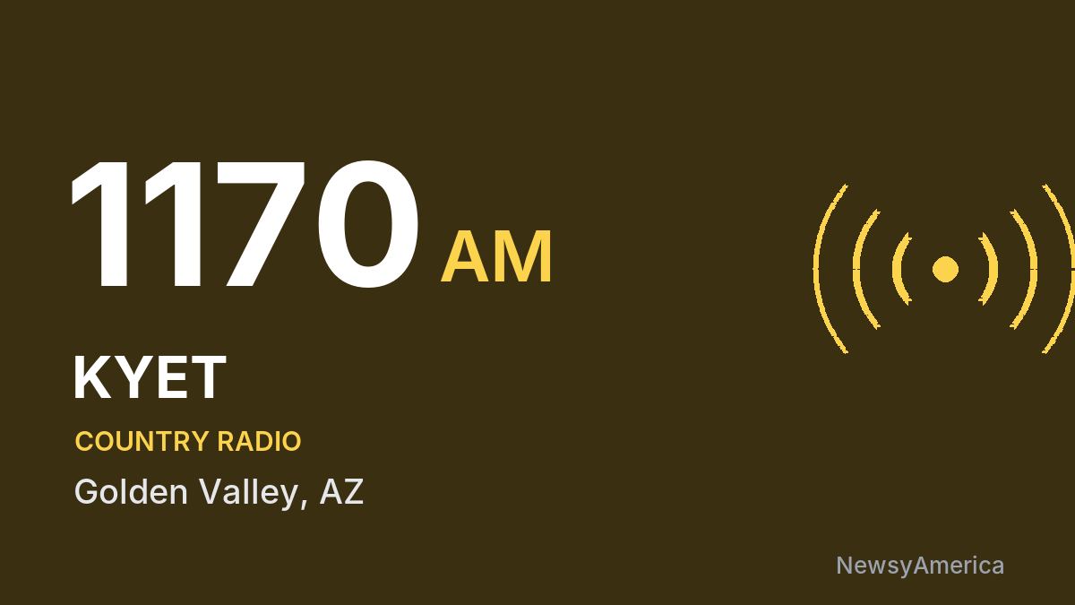 KYET 1170 AM – Golden Valley