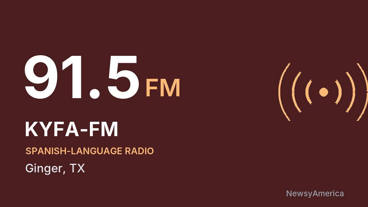 KYFA-FM 91.5 FM – Ginger