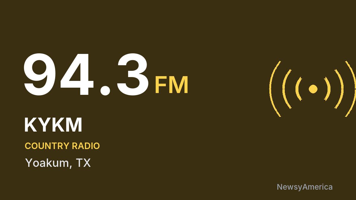 KYKM 94.3 FM – Yoakum