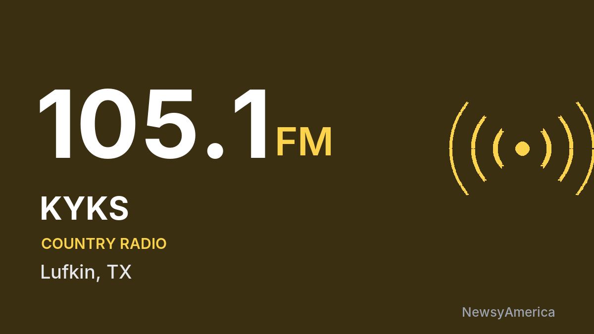 KYKS 105.1 FM – Lufkin