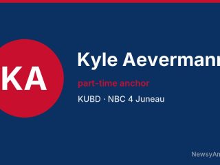 Kyle Aevermann, part-time anchor, KUBD