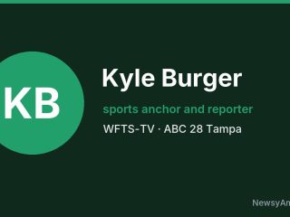 Kyle Burger, sports anchor and reporter, WFTS-TV