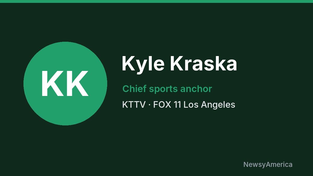 Kyle Kraska – KTTV, Los Angeles